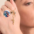 Photo Projection, Name & Birthstone Necklace