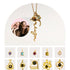 Photo Projection, Name & Birthstone Necklace